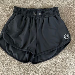 Four Thirteen dark gray shorts.